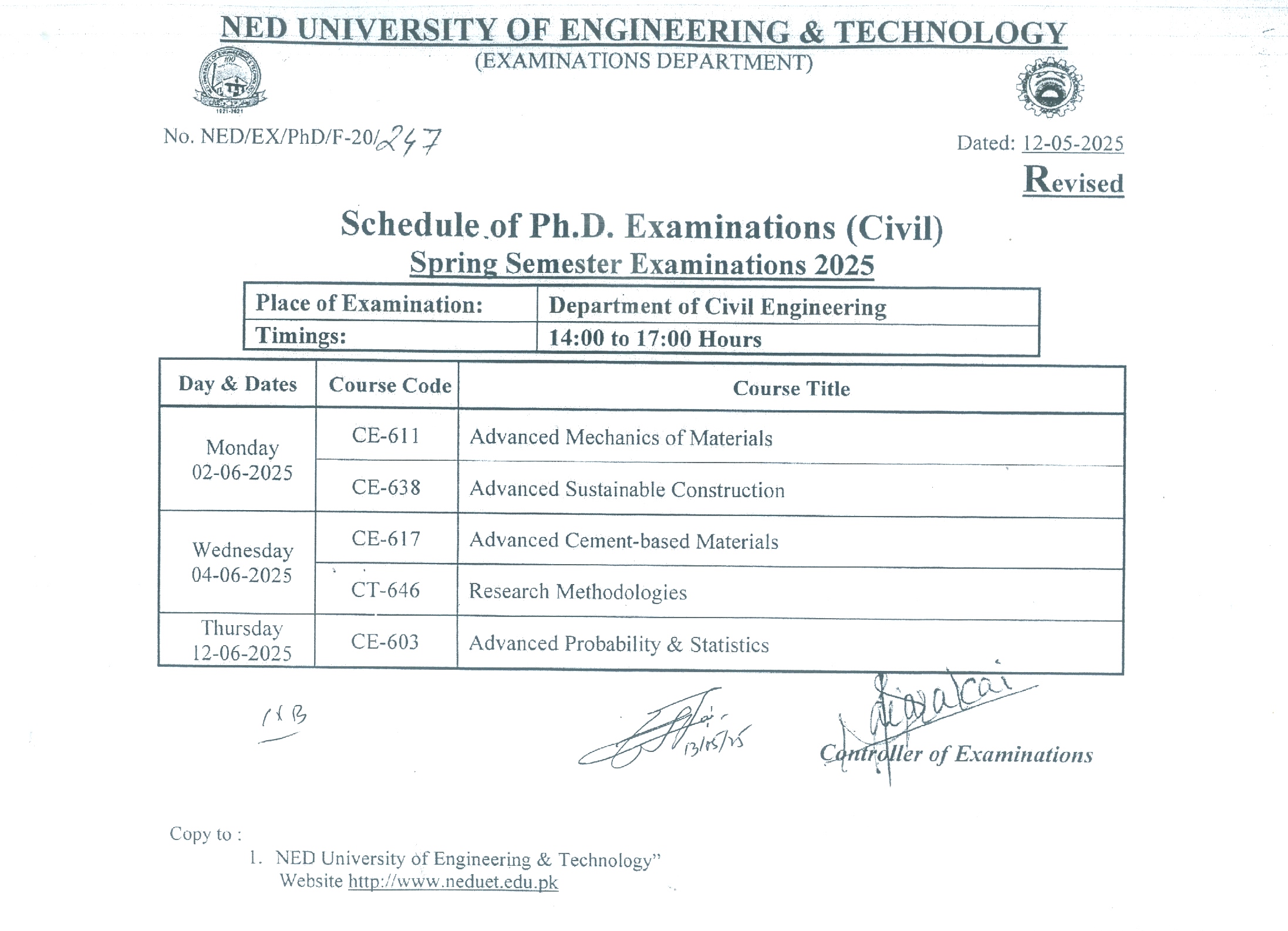 phd exam